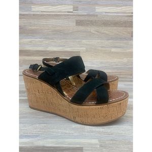 Sam Edelman Destiny Cork Wedge Sz 8 New